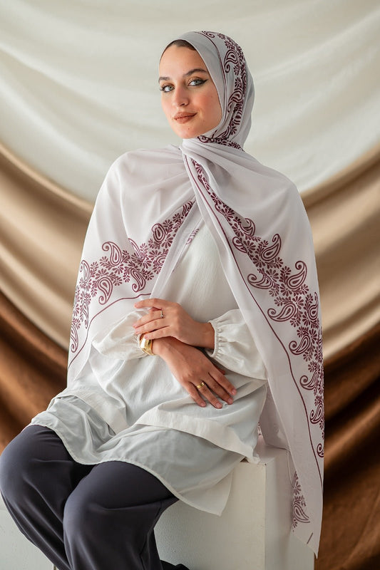 Jouiriya Scarf - Crepe Digital