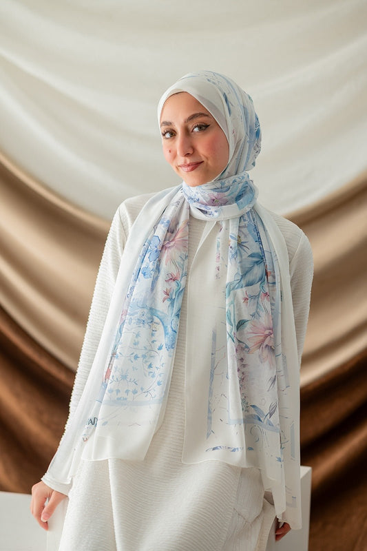 Shireen Scarf - Crepe Digital