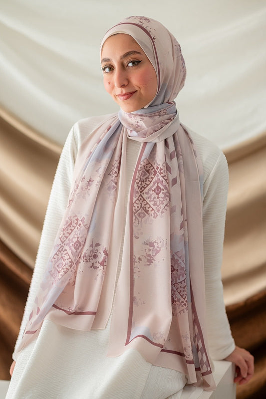 Mervat Scarf - Crepe Digital