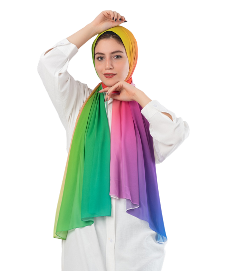 Nardin Scarf - Crepe Degrade