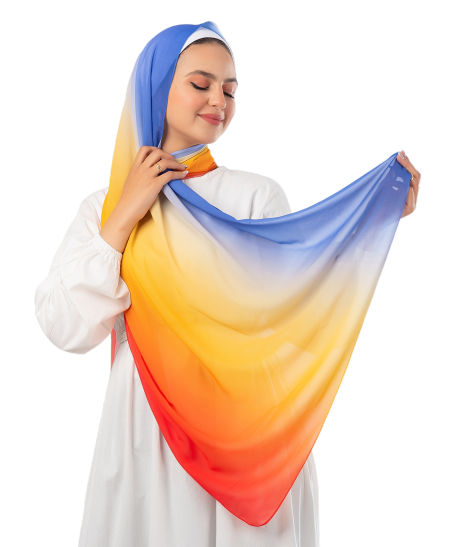 Emely Scarf - Crepe Degrade