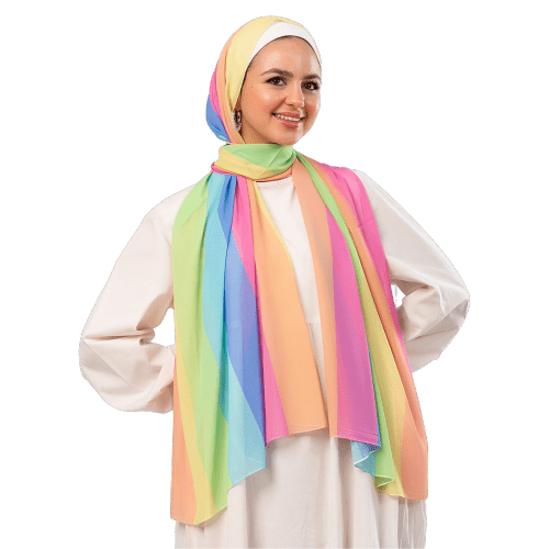 Rabab Scarf - Crepe Degrade