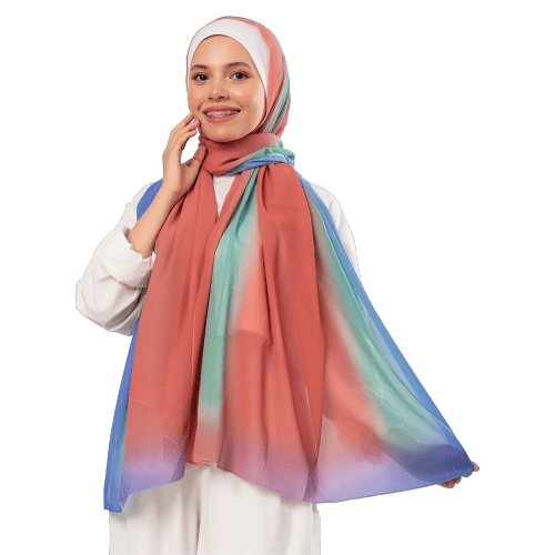 Ola Scarf - Crepe Degrade