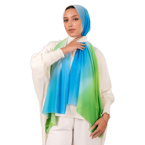 Safiya Scarf - Crepe Degrade