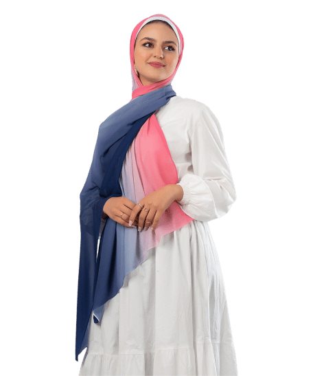 Layan Scarf - Crepe Degrade