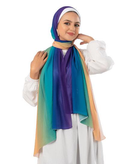 Joury Scarf - Crepe Degrade