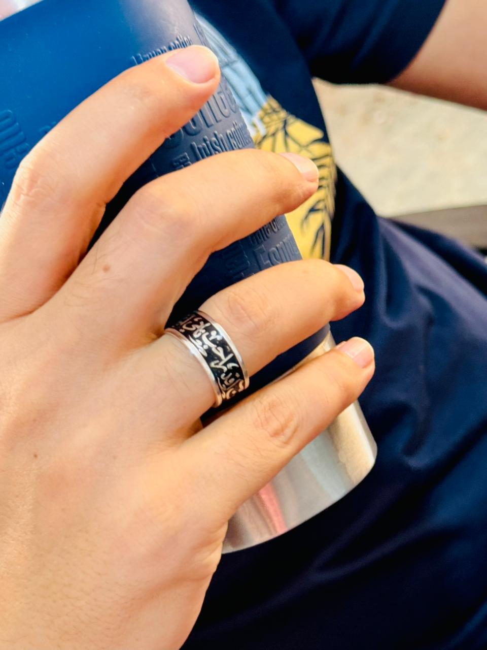 Yousef Elegant Ring - Silver And Gold Plated