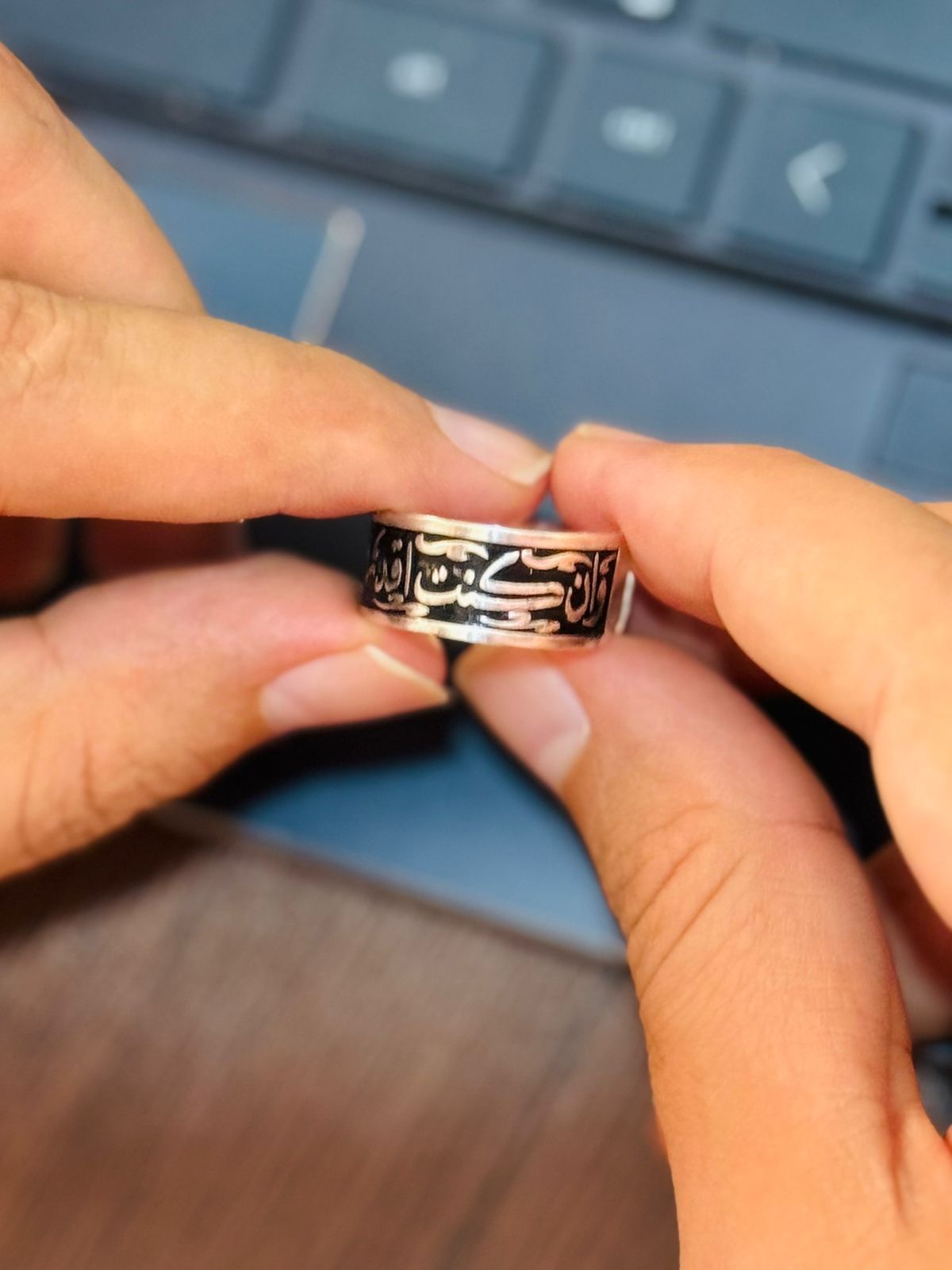 Yousef Elegant Ring - Silver And Gold Plated