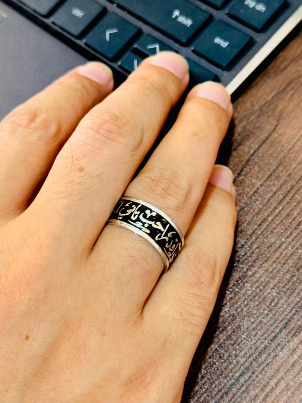 Yousef Elegant Ring - Silver And Gold Plated