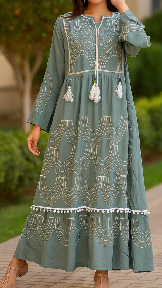 عباية زهرة - كتان
