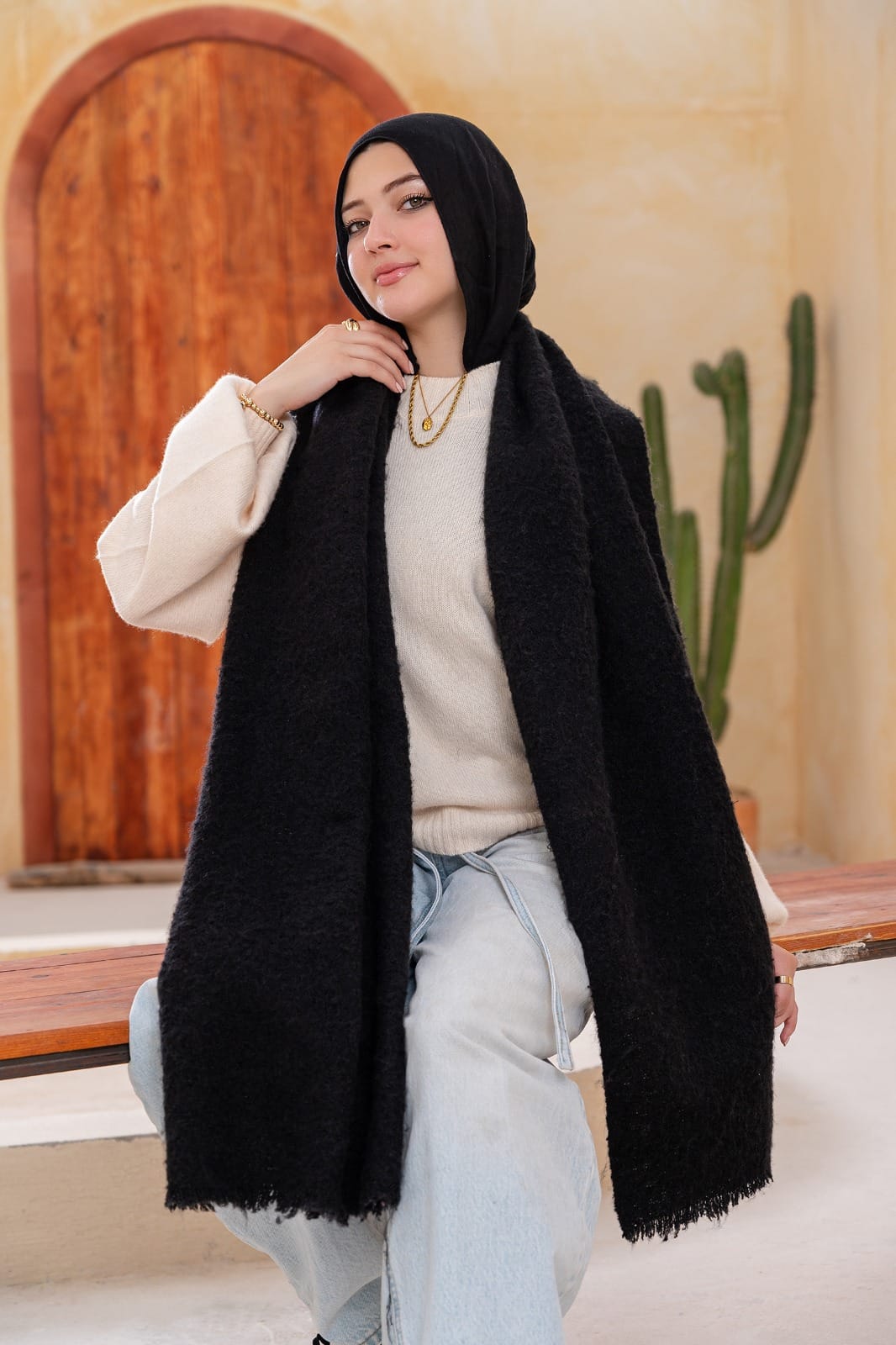 Leen Shawl - Mohair