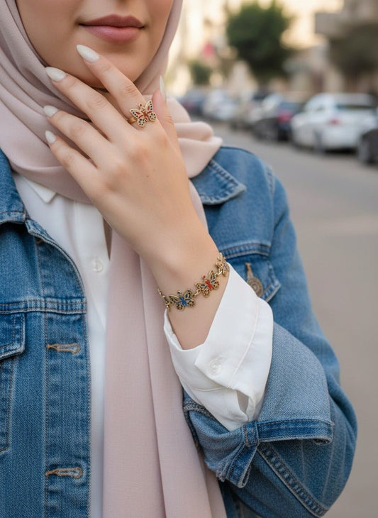 Morfa Butterfly Set – Pure Copper