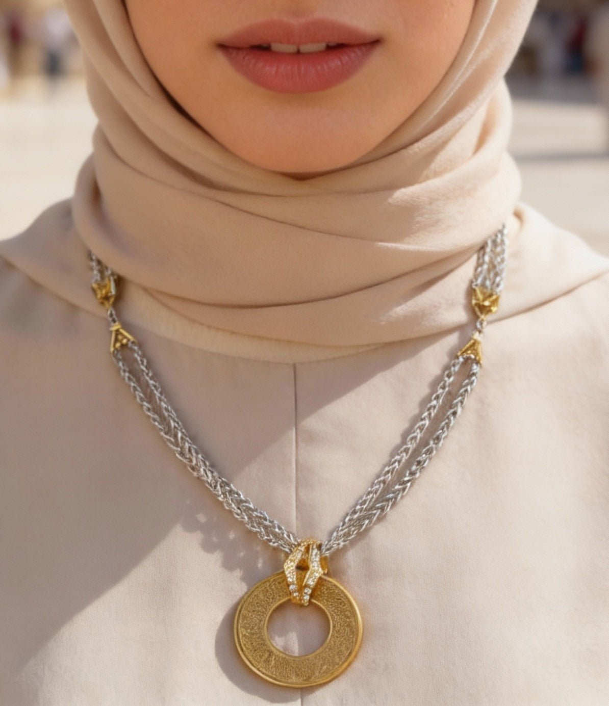 Surat ElKursi Set Gold and Silver Plated - Ramadan Set