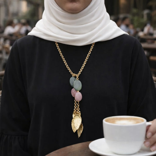 Flora Necklace - Silver & Gold Plated