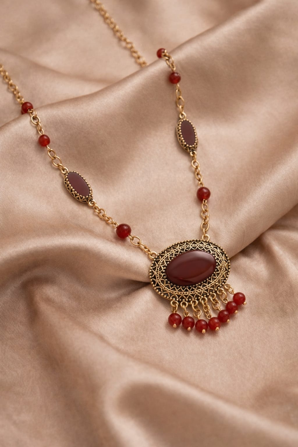 قلادة مودا المصنوعة يدوياً بالعربية