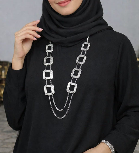 Nadeen Necklace - Silver Plated