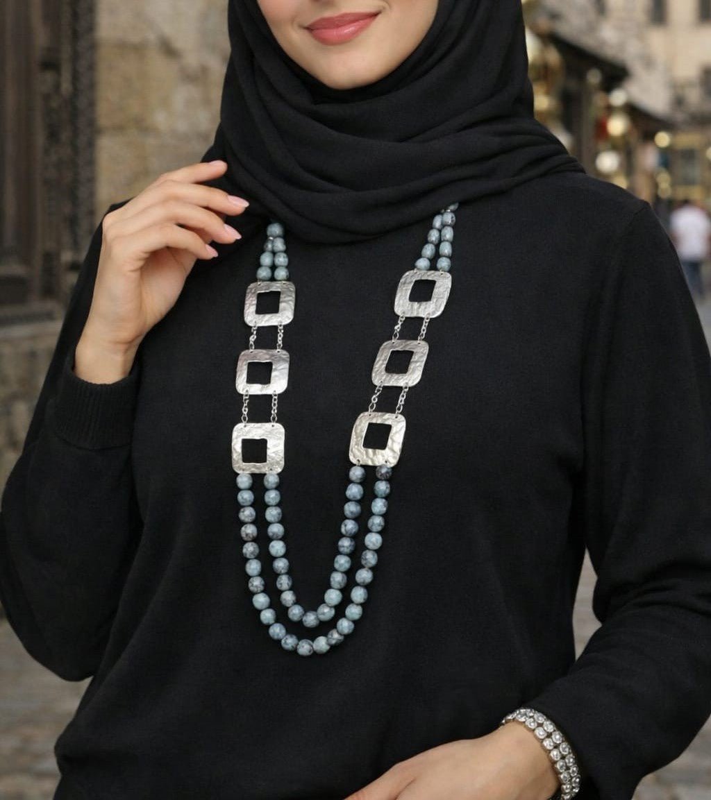 Maysa Necklace - Silver & Gold Plated