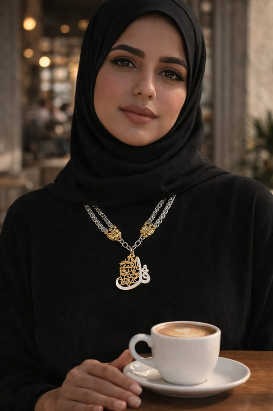 Sahar Necklace - Silver & Gold Plated