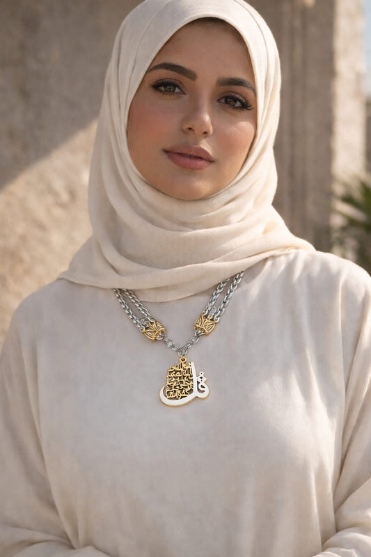 Sahar Necklace - Silver & Gold Plated