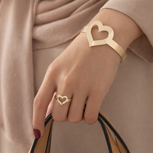 Heart Set - Gold Plated