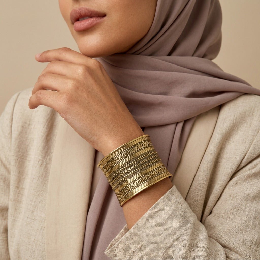 سوار سيدا الأنيق - نحاس نقي