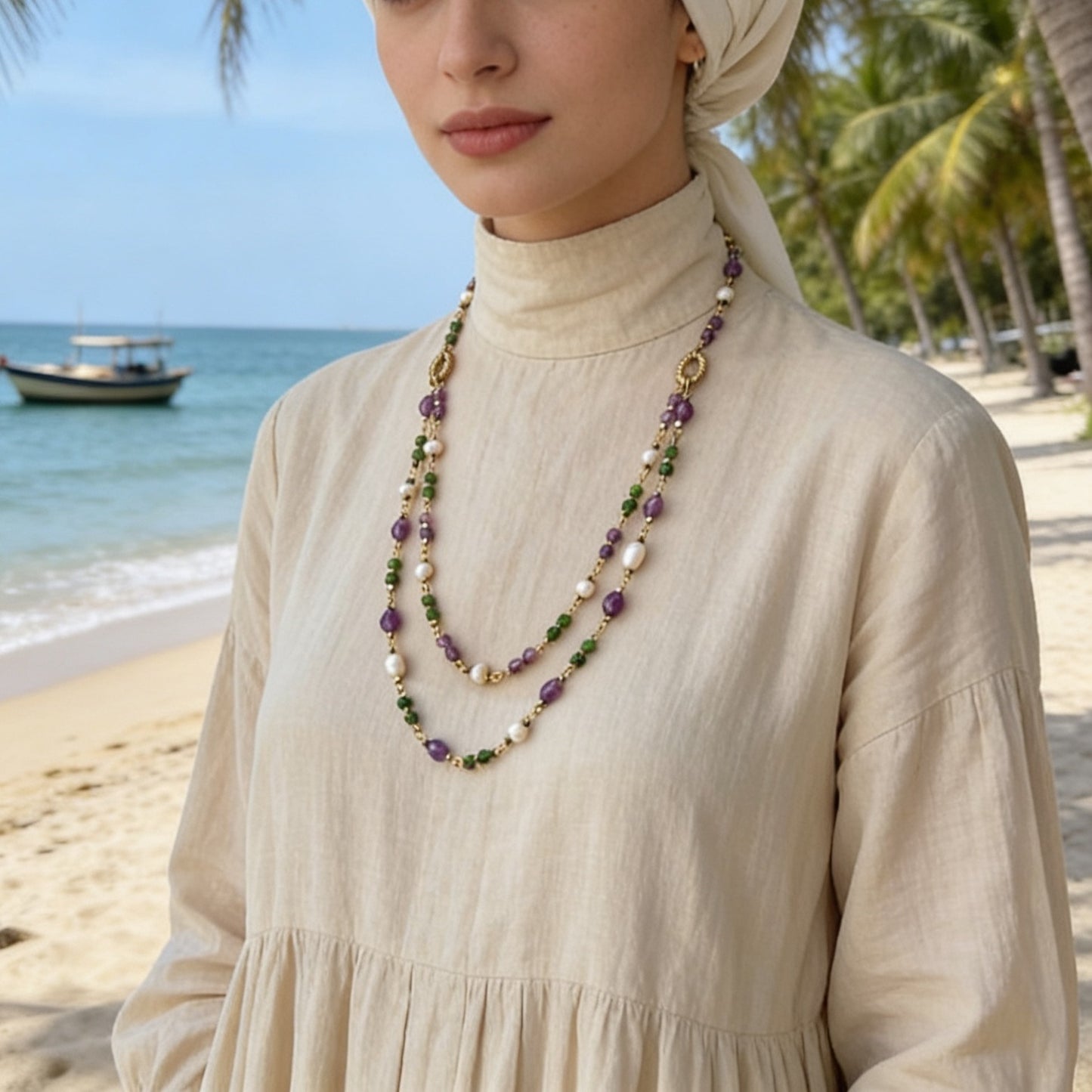 Palm Shine Necklace