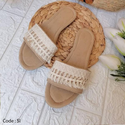 Lina Handmade Slippers - Leather