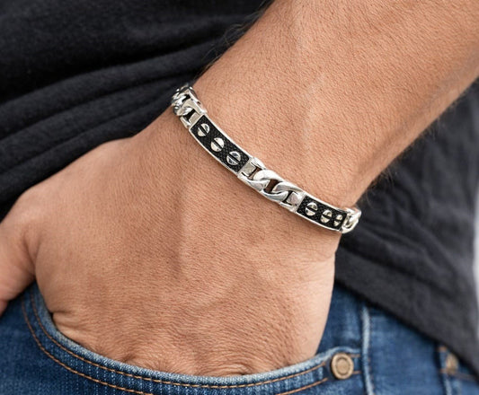King Bracelet - Pure Copper & Silver Plated