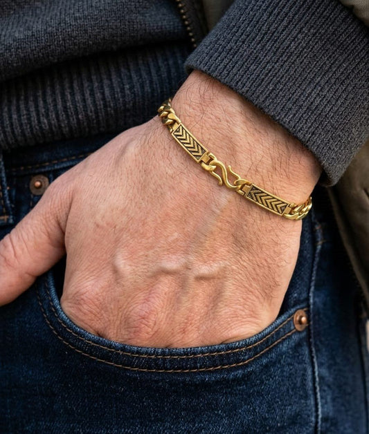 Classic Bracelet - Pure Copper & Silver Plated