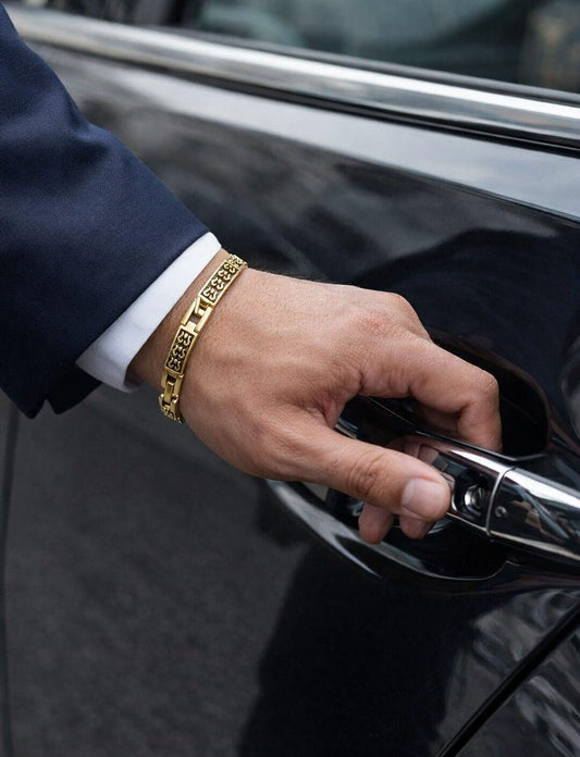 Roya Bracelet - Pure Copper & Silver Plated