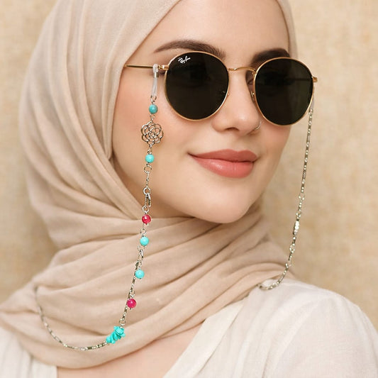 سلسلة نظارات أميرة - مطلية بالذهب