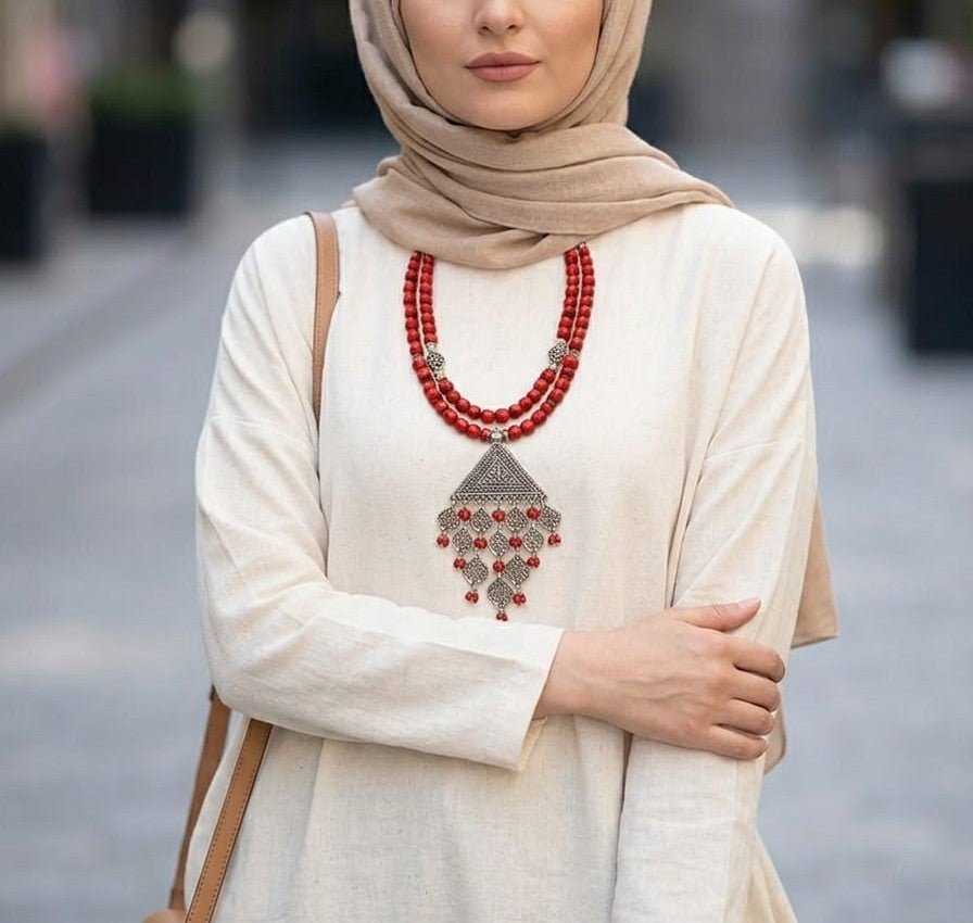 Lamiaa Arabic Necklace