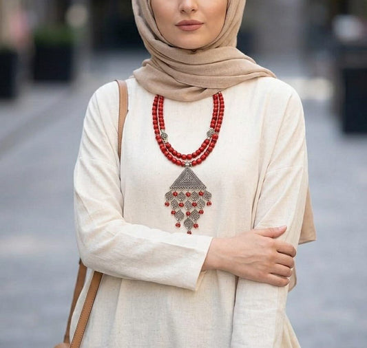 Lamiaa Arabic Necklace