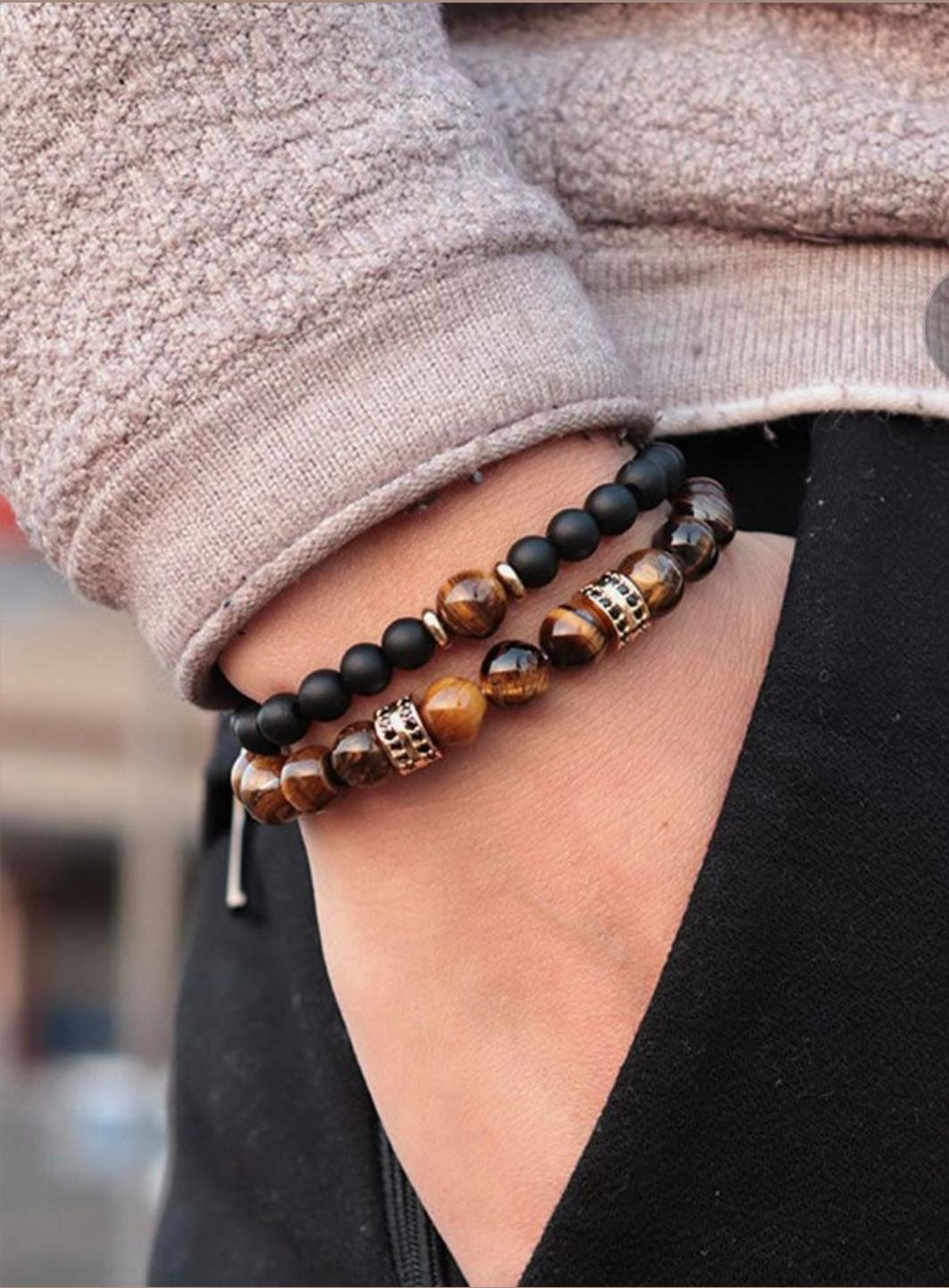 Men Agate Bracelets