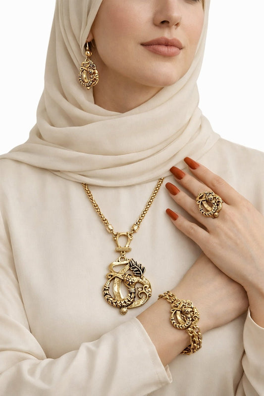 Victoria Set - Copper & Silver Plated