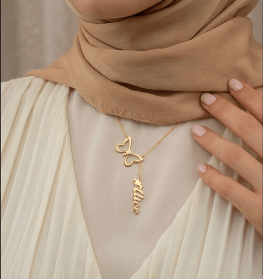 Butterfly Elegant Necklace - Gold Plated