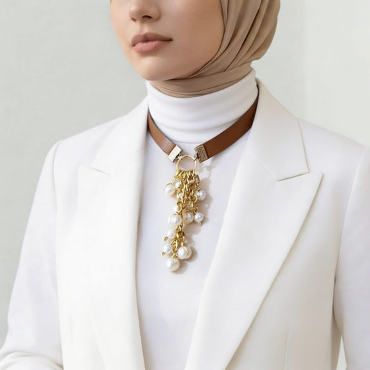 Dina Leather Necklace