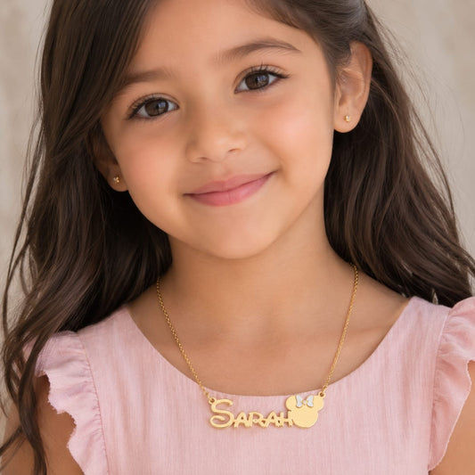 Mickey Necklace - Gold Plated