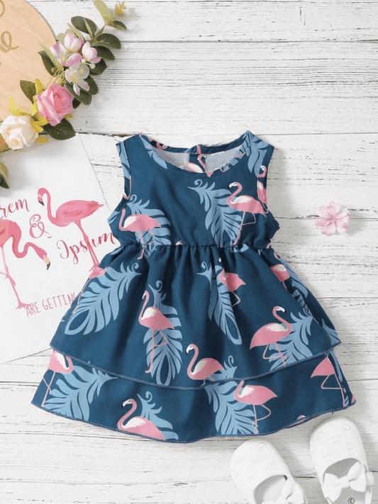 Flamingo Dress - Polyester