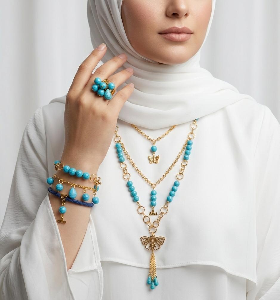 Renad Set – Turquoise Stones