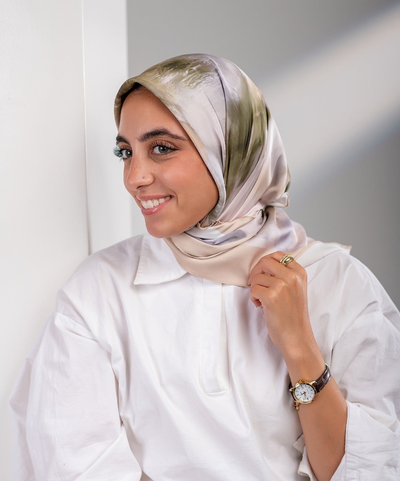 Yıldız Scarf - Satin