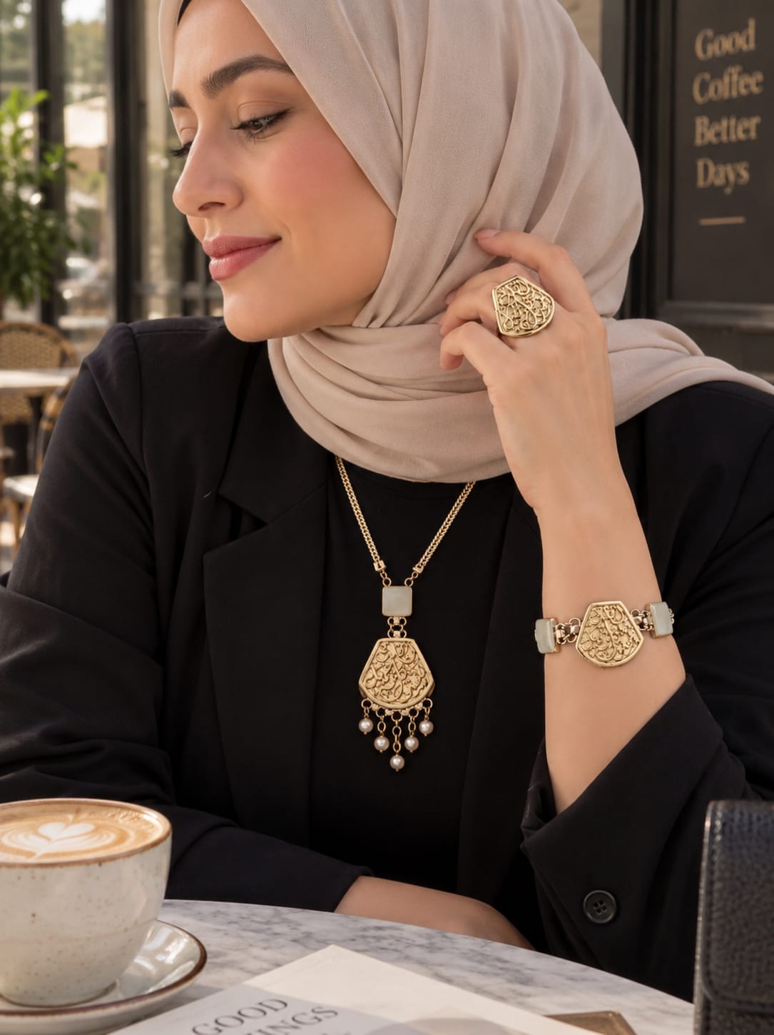 Nagham luxury Set -  Pure Copper