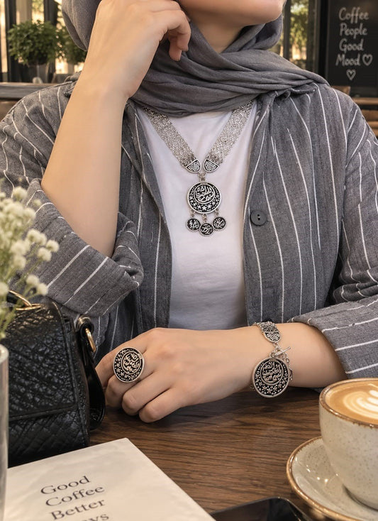 Mayaar Luxury Set - Silver Plated