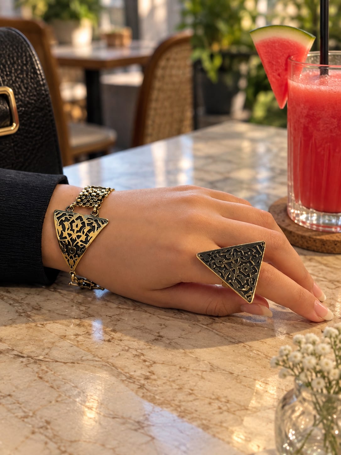 Triangle Luxe Set - Pure Copper