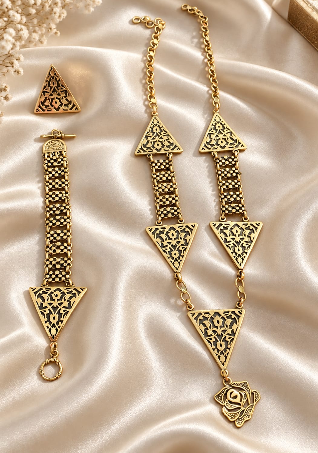 Triangle Luxe Set - Pure Copper