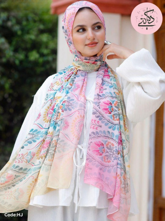 Samar Scarf - Crepe Chiffon