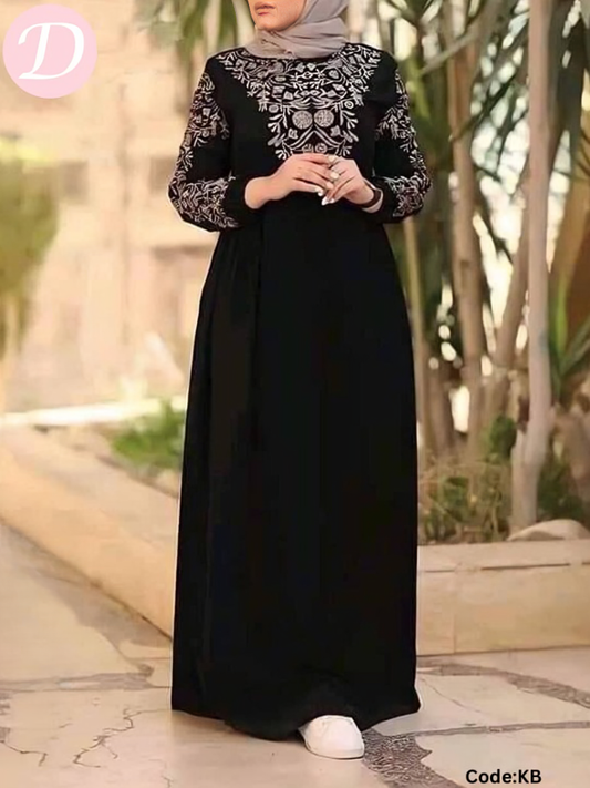 Remas Abaya - Saudi Crepe