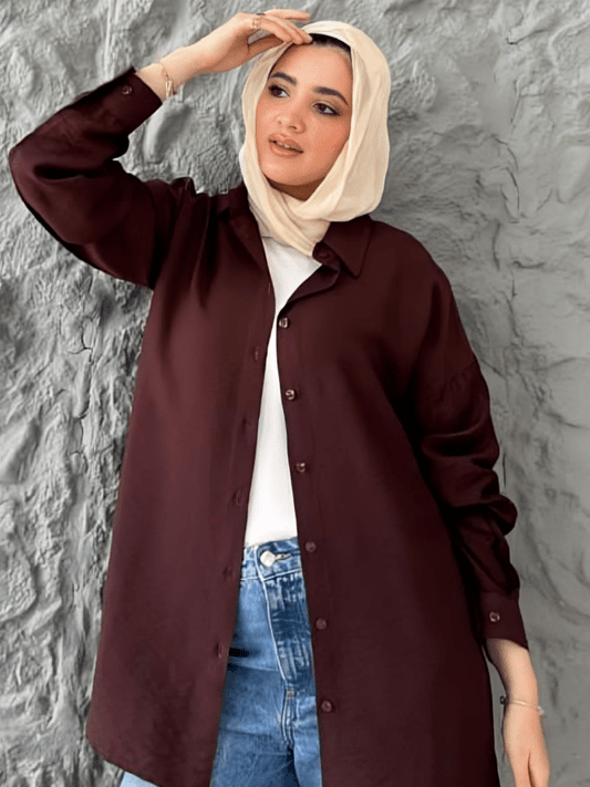 Layan Long Shirt - Linen