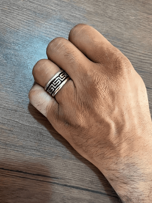 Omer Classy Ring -  Silver Plated