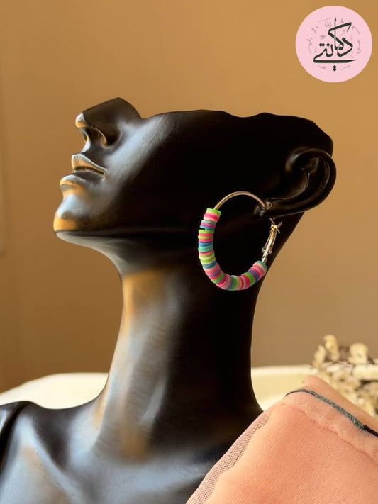 Faya Earrings - Rubber